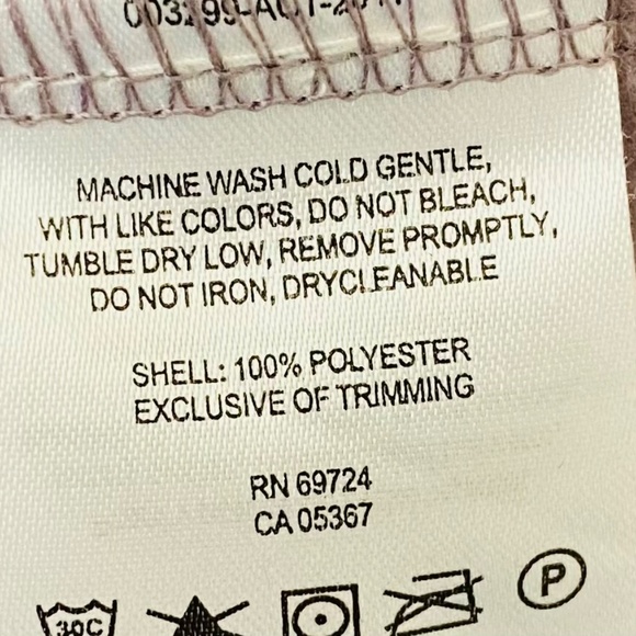 Columbia Sz Small Vest Jacket Fleece Lilac Purple Colorblock Zip Up Outerwear - Picture 4 of 4